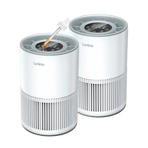 2 Pack Air Purifiers for Home Large Room up to 1200ft², LUNINO Air Purifier for Bedroom with H13 HEPA Washable Filter, Aromatherapy, Air Quality Sensor, Sleep Mode for Smoke, Dust, Pet Dander, Odor 2 Pack Air Purifiers for Home Large Room up to 1200ft², LUNINO Air Purifier for Bedroom with H13 HEPA Washable Filter, Aromatherapy, Air Quality Sensor, Sleep Mode for Smoke, Dust, Pet Dander, Odor