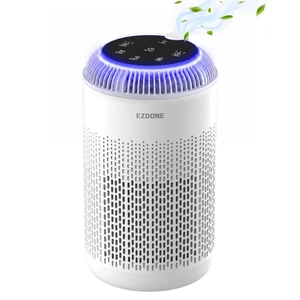 EZDONE Compact Air Purifiers for Bedroom, Home with Essential Oil Diffuser | True HEPA Filter, 3-Stage Filtration, Sleep Mode, Covers up to 377 Sq Ft, Pet Dander, Dust, Smoke & Bad Odors EZDONE Compact Air Purifiers for Bedroom, Home with Essential Oil Diffuser | True HEPA Filter, 3-Stage Filtration, Sleep Mode, Covers up to 377 Sq Ft, Pet Dander, Dust, Smoke & Bad Odors