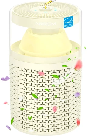AIRROMI Pet Air Purifier for Home & Bedroom, HEPA Activated Carbon Filter, Removes Pet Dander & Odor, Allergies, Smoke, Hair, Night Light, Fragrance Sponge, Up to 658 ft², A2002 yellow AIRROMI Pet Air Purifier for Home & Bedroom, HEPA Activated Carbon Filter, Removes Pet Dander & Odor, Allergies, Smoke, Hair, Night Light, Fragrance Sponge, Up to 658 ft², A2002 yellow