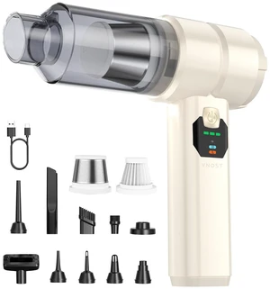 VNOST Portable Cordless Car Vacuum,4-in-1 Handheld Cordless Vacuum with 30000Pa Suction, 130000 RPM,6800mAh Battery,10 Nozzles,Rubber Paint Material for Car,Home,Birthday Gifts for Men Dad Husband VNOST Portable Cordless Car Vacuum,4-in-1 Handheld Cordless Vacuum with 30000Pa Suction, 130000 RPM,6800mAh Battery,10 Nozzles,Rubber Paint Material for Car,Home,Birthday Gifts for Men Dad Husband