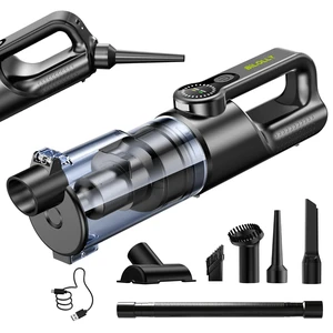 BiLOLLY Cordless Handheld Vacuum Cleaner, 20000Pa Car Vacuum Cleaner Strong Suction, Portable Mini Vacuum Cleaner Rechargeable with Vacuum & Blower, LED Light for Car, Home, Pet Hair, Dust and Crumbs BiLOLLY Cordless Handheld Vacuum Cleaner, 20000Pa Car Vacuum Cleaner Strong Suction, Portable Mini Vacuum Cleaner Rechargeable with Vacuum & Blower, LED Light for Car, Home, Pet Hair, Dust and Crumbs