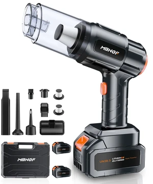 EWEMAX Car Vacuum Portable Cordless, High Power Suction & Blower, Handheld Vacuum Cleaner for Car, Home, Desktop, Keyboard,Birthday Gifts for Men Dad Husband(Obsidian Black) EWEMAX Car Vacuum Portable Cordless, High Power Suction & Blower, Handheld Vacuum Cleaner for Car, Home, Desktop, Keyboard,Birthday Gifts for Men Dad Husband(Obsidian Black)