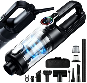 Car Vacuum Portable Cordless, 20000Pa Handheld Vacuum Cordless & Air Duster | High Power with 8000mAh Battery, 130W Brushless Motor, LED Light, Multiple Nozzles and Storage Bag for Car Car Vacuum Portable Cordless, 20000Pa Handheld Vacuum Cordless & Air Duster | High Power with 8000mAh Battery, 130W Brushless Motor, LED Light, Multiple Nozzles and Storage Bag for Car