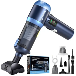 Saker 4 in1 Handheld Car Vacuum Portable Cordless 20000Pa HL157 Blue | LED Display,Vacuum, Blower, Sealing And Inflation Modes,One-Touch Dust Release, Portable Mini Vacuums for Car, Home Saker 4 in1 Handheld Car Vacuum Portable Cordless 20000Pa HL157 Blue | LED Display,Vacuum, Blower, Sealing And Inflation Modes,One-Touch Dust Release, Portable Mini Vacuums for Car, Home