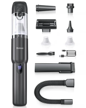 Car Vacuum 4-in-1 Small Handheld Vacuum w/ 20000Pa Suction, Cordless Hand Held Vacuum Rechargeable w/ Power Display, Portable Cordless Mini Car Vacuum with Led Light for Car Home Office Desk Keyboard Car Vacuum 4-in-1 Small Handheld Vacuum w/ 20000Pa Suction, Cordless Hand Held Vacuum Rechargeable w/ Power Display, Portable Cordless Mini Car Vacuum with Led Light for Car Home Office Desk Keyboard
