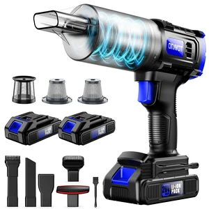 Car Vacuum Cordless, 35000PA Strong Suction Handheld Vacuum with 2 Detachable Batteries, 60Min Runtime Portable Vacuum Cleaner for Car Detailing, Pet Hair, Home Couch & Office, 350ML XL Dust Cup Car Vacuum Cordless, 35000PA Strong Suction Handheld Vacuum with 2 Detachable Batteries, 60Min Runtime Portable Vacuum Cleaner for Car Detailing, Pet Hair, Home Couch & Office, 350ML XL Dust Cup