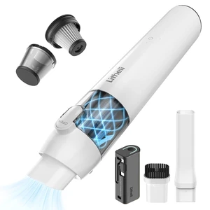 LiTHELi Handheld Vacuum Cordless, 10,000Pa Powerful Suction with Rechargeable U-Battery, Ultra Lightweight Mini Dust Buster for Car, Home, Pet Hair & Crevices Black LiTHELi Handheld Vacuum Cordless, 10,000Pa Powerful Suction with Rechargeable U-Battery, Ultra Lightweight Mini Dust Buster for Car, Home, Pet Hair & Crevices Black