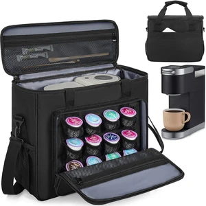 OUUTMEE Coffee Maker Carrying Bag for Keurig K-Slim/K-Express/K-Iced | Single Serve Coffee Brewer Portable Storage Bag for Ninja PB051/PB041ST, Storage Tote Case with Multiple Pockets for K-Cup OUUTMEE Coffee Maker Carrying Bag for Keurig K-Slim/K-Express/K-Iced | Single Serve Coffee Brewer Portable Storage Bag for Ninja PB051/PB041ST, Storage Tote Case with Multiple Pockets for K-Cup