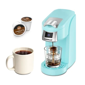 Lite Single Serve Coffee Maker for K Cup with One Touch Brew, Cyan | Boiler Fast Heating System, Unique Split-Flow Nozzle, Designed for Standard Mugs, 5 to 12 oz Brew Sizes, Single Cup Reservoir Lite Single Serve Coffee Maker for K Cup with One Touch Brew, Cyan | Boiler Fast Heating System, Unique Split-Flow Nozzle, Designed for Standard Mugs, 5 to 12 oz Brew Sizes, Single Cup Reservoir