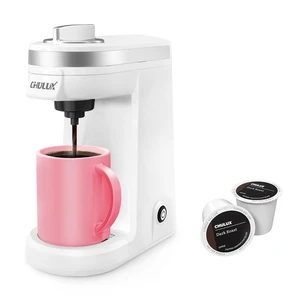 CHULUX Mini Single Serve Coffee Maker, Portable Pod Coffee Machine, White | Fast-Heating Boiler System, Single Cup Brewing, Portable Compact Design, Four-Hole Multi-Stream Needle, Adjustable Drip Tray CHULUX Mini Single Serve Coffee Maker, Portable Pod Coffee Machine, White | Fast-Heating Boiler System, Single Cup Brewing, Portable Compact Design, Four-Hole Multi-Stream Needle, Adjustable Drip Tray