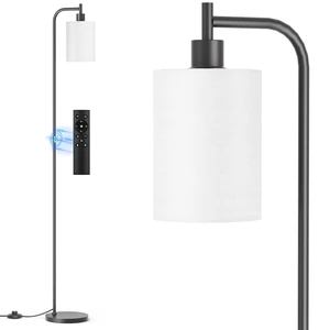 SIBRILLE Floor Lamp with Linen Shade, Dimmable Tall Standing Lamp with Remote Control & 3 Color Temperatures, Modern Floor Lamps for Living Room Bedroom Office Corner, 9W LED Bulb Included SIBRILLE Floor Lamp with Linen Shade, Dimmable Tall Standing Lamp with Remote Control & 3 Color Temperatures, Modern Floor Lamps for Living Room Bedroom Office Corner, 9W LED Bulb Included