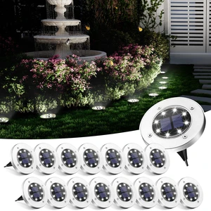 SOLPEX Solar Ground Lights Outdoor, Garden Lights 16 Pack Cool White | IP65 Waterproof Stainless Steel Landscape Lighting for Walkway, Driveway, Pathway, Patio, Backyard Decor SOLPEX Solar Ground Lights Outdoor, Garden Lights 16 Pack Cool White | IP65 Waterproof Stainless Steel Landscape Lighting for Walkway, Driveway, Pathway, Patio, Backyard Decor