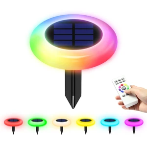 intelamp Solar Pathway Lights Outdoor Waterproof 9 Color Changing 6 Pack | Remote Control Dusk to Dawn Solar Powered LED Ground Light for Lawn, Garden, Yard, Patio, Walkway, Driveway & Landscape Decor intelamp Solar Pathway Lights Outdoor Waterproof 9 Color Changing 6 Pack | Remote Control Dusk to Dawn Solar Powered LED Ground Light for Lawn, Garden, Yard, Patio, Walkway, Driveway & Landscape Decor