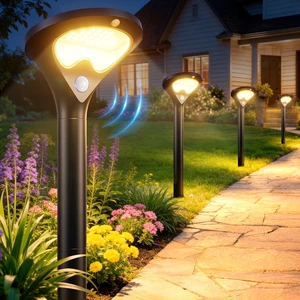 ELECLINK Solar Pathway Lights Outdoor with Motion Sensor, 6 Pack Security Solar Garden Lights, 400LM Bright LEDs, Larger Glass Panel, 3 Modes Waterproof Path Lights for Yard Patio Walkway Driveway ELECLINK Solar Pathway Lights Outdoor with Motion Sensor, 6 Pack Security Solar Garden Lights, 400LM Bright LEDs, Larger Glass Panel, 3 Modes Waterproof Path Lights for Yard Patio Walkway Driveway