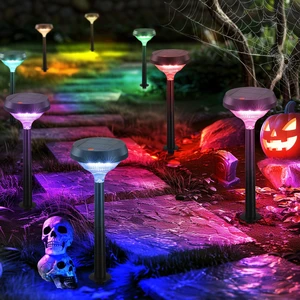 Linkind Solar Lights Outdoor 8 Pack, Color Changing Solar Pathway Lights | Halloween Lights, Multicolor/Warm White/Cool White Solar Lights Outdoor Waterproof for Walkway Yard Garden Landscape Driveway Linkind Solar Lights Outdoor 8 Pack, Color Changing Solar Pathway Lights | Halloween Lights, Multicolor/Warm White/Cool White Solar Lights Outdoor Waterproof for Walkway Yard Garden Landscape Driveway