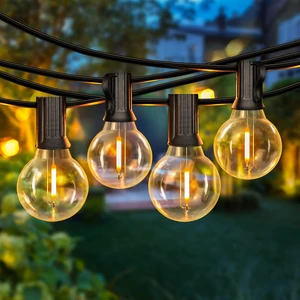 VerRon 50FT LED G40 Globe String Lights with 50+2 Dimmable Edison Bulbs | Shatterproof Outdoor Patio String Lights, Backyard Hanging Bistro Light Waterproof for Balcony Party Wedding Market Cafe VerRon 50FT LED G40 Globe String Lights with 50+2 Dimmable Edison Bulbs | Shatterproof Outdoor Patio String Lights, Backyard Hanging Bistro Light Waterproof for Balcony Party Wedding Market Cafe