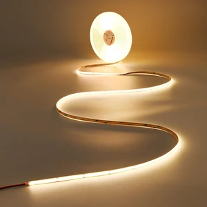 JOYLIT 50FT COB LED Strip Lights 24V 3000K Dotless 480LEDs/M Indoor IP20 | Consistent Brightness, CRI90+, Warm White, Dimmable, Cuttable, 3M Adhesive, For Bedroom, Cabinet (Power Supply Not Included) JOYLIT 50FT COB LED Strip Lights 24V 3000K Dotless 480LEDs/M Indoor IP20 | Consistent Brightness, CRI90+, Warm White, Dimmable, Cuttable, 3M Adhesive, For Bedroom, Cabinet (Power Supply Not Included)