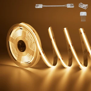 PAUTIX COB LED Strip Light 24ft/7.5m 3780LEDs Warm White 2700K CRI90+ High Lumen Super Bright,Lead-free Material Flexible DC24V LED Tape for Home&Office DIY Lighting Project(Power Supply Not Included) PAUTIX COB LED Strip Light 24ft/7.5m 3780LEDs Warm White 2700K CRI90+ High Lumen Super Bright,Lead-free Material Flexible DC24V LED Tape for Home&Office DIY Lighting Project(Power Supply Not Included)