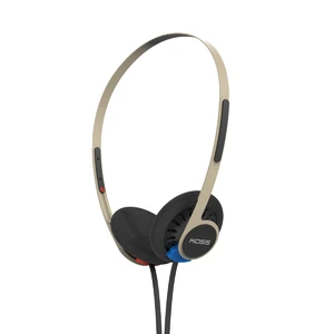 Koss KPH40 Utility On-Ear Headphones, Rhythm Beige, Interchangeable Cord | Lightweight, Ultra-Wide Frequency Response, Stainless Steel Adjustable Headband Koss KPH40 Utility On-Ear Headphones, Rhythm Beige, Interchangeable Cord | Lightweight, Ultra-Wide Frequency Response, Stainless Steel Adjustable Headband