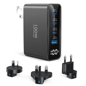 Topadre 100W USB C Charger Block, 4-Port Foldable Travel Adapter,Black | Foldable 4-port USB-C PD charger, UK/EU/AU plug adapter, for MacBook Pro/Air, iPad Pro, iPhone 16/15 Pro Max, Galaxy 45W Topadre 100W USB C Charger Block, 4-Port Foldable Travel Adapter,Black | Foldable 4-port USB-C PD charger, UK/EU/AU plug adapter, for MacBook Pro/Air, iPad Pro, iPhone 16/15 Pro Max, Galaxy 45W