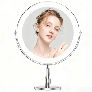 DEXHOM 11.8" Magnifying Vanity Mirror with Light, 10X/1X 2-Sided Mirror | Adjustable Brightness, Color Changing, 3000mAh, Double-Sided, Gift for Mom, Women, Wife, Girls, Dorm Room Essential DEXHOM 11.8" Magnifying Vanity Mirror with Light, 10X/1X 2-Sided Mirror | Adjustable Brightness, Color Changing, 3000mAh, Double-Sided, Gift for Mom, Women, Wife, Girls, Dorm Room Essential
