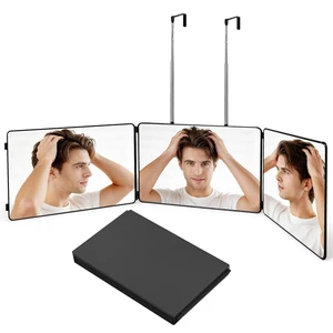 3 Way Mirror for Self Hair Cutting-360° Barber Self Cut Trifold Mirror 3 Way Mirror for Self Hair Cutting-360° Barber Self Cut Trifold Mirror