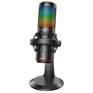 MOERTEK USB Gaming Microphone, 192kHz/24bit, Cardioid Condenser Microphone for Computer, Streaming Mic with RGB Light, Mute Button, Headphone Jack, Volume Control, Perfect for Xbox, Recording, Singing MOERTEK USB Gaming Microphone, 192kHz/24bit, Cardioid Condenser Microphone for Computer, Streaming Mic with RGB Light, Mute Button, Headphone Jack, Volume Control, Perfect for Xbox, Recording, Singing