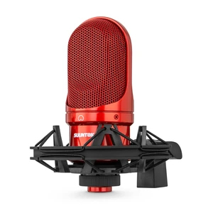 SUUNTOK XLR Condenser Microphone, Recording Microphone with Shock Mount, Home Studio Mic Kit for Voice-Over, Streaming, ASMR, You-Tube Live, Content Creation (Red) SUUNTOK XLR Condenser Microphone, Recording Microphone with Shock Mount, Home Studio Mic Kit for Voice-Over, Streaming, ASMR, You-Tube Live, Content Creation (Red)