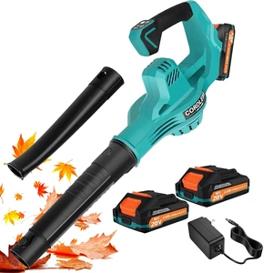 RAXONE Leaf Blower Cordless, 20V 160 MPH Electric Leaf Blower | 2-Speed Handheld Blower/Grass Blower with 2.0Ah Battery & Charge, Lightweight, Ideal for Leaves, Dust & Snow on Yard/Patio RAXONE Leaf Blower Cordless, 20V 160 MPH Electric Leaf Blower | 2-Speed Handheld Blower/Grass Blower with 2.0Ah Battery & Charge, Lightweight, Ideal for Leaves, Dust & Snow on Yard/Patio