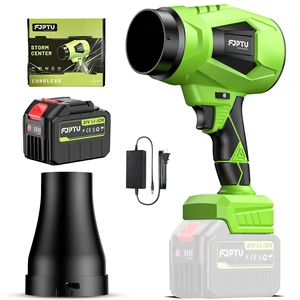 Leaf Blower Cordless 1000,000 RPM Handheld Lightweight Patio Cleaning Turbo Jet Blower Set Adjustable and Lockable Wind Speed Design with Battery and Charger Blowing Leaves and Dust Car Dryer(Green) Leaf Blower Cordless 1000,000 RPM Handheld Lightweight Patio Cleaning Turbo Jet Blower Set Adjustable and Lockable Wind Speed Design with Battery and Charger Blowing Leaves and Dust Car Dryer(Green)