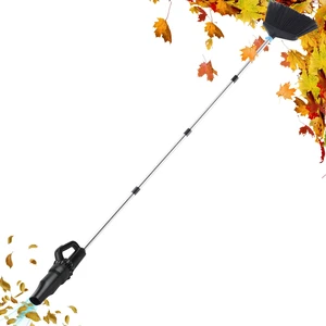 LAWFYMORI Outdoor Broom with Small Leaf Blower, Rechargeable Broom Blower | Cordless Leaf Blower & Long Handle Broom, Lightweight Air Duster for Lawn Yard Patio Garden Balcony Car RV, Charger Included LAWFYMORI Outdoor Broom with Small Leaf Blower, Rechargeable Broom Blower | Cordless Leaf Blower & Long Handle Broom, Lightweight Air Duster for Lawn Yard Patio Garden Balcony Car RV, Charger Included