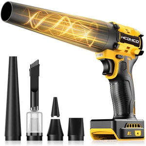 Leaf Blower Cordless for Dewalt 20V Battery, 1300000RPM Lightweight Mini Leaf Blower Handheld Electric Leaf Blower, 2-in-1 Portable Blower &Vacuum for Lawn Dust/Snow Blowing (Not Battery Leaf Blower Cordless for Dewalt 20V Battery, 1300000RPM Lightweight Mini Leaf Blower Handheld Electric Leaf Blower, 2-in-1 Portable Blower &Vacuum for Lawn Dust/Snow Blowing (Not Battery