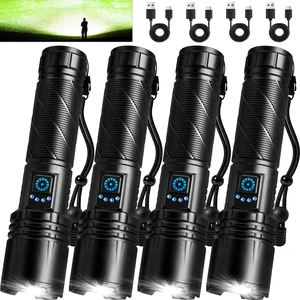 MIXILIN Rechargeable Flashlights, Super Bright 99000LM LED Flashlights for Home Camping Emergencies, 5 Modes High Lumens Flashlights Powerful Flash Light with USB Cable MIXILIN Rechargeable Flashlights, Super Bright 99000LM LED Flashlights for Home Camping Emergencies, 5 Modes High Lumens Flashlights Powerful Flash Light with USB Cable