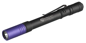 Streamlight 66149 Stylus Pro UV LED Penlight with Holster, Black | USB rechargeable capable; includes nylon holster; multi-mode lighting; IPX-rated water resistant; impact-resistance tested Streamlight 66149 Stylus Pro UV LED Penlight with Holster, Black | USB rechargeable capable; includes nylon holster; multi-mode lighting; IPX-rated water resistant; impact-resistance tested