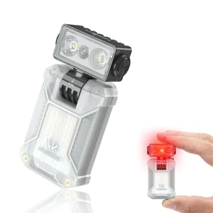 Wurkkos HD04 Mini EDC Flashlight, 750 Lumens Rechargeable LED Flashlight | 180° Rotatable Head, 3-in-1 Spot/Flood/RGB Modes, IPX6 Waterproof, Magnetic Function, Suitable for Camping, Emergency (White) Wurkkos HD04 Mini EDC Flashlight, 750 Lumens Rechargeable LED Flashlight | 180° Rotatable Head, 3-in-1 Spot/Flood/RGB Modes, IPX6 Waterproof, Magnetic Function, Suitable for Camping, Emergency (White)