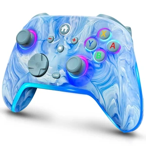 Wireless Pro Controller for Switch/OLED/Lite - 1200mAh Rechargeable Switch Turbo Controller with 10 RGB Led Light, Programmable, Wake Up - Wireless iOS Android Remote Gamepad, Wired PC Game Joystick Wireless Pro Controller for Switch/OLED/Lite - 1200mAh Rechargeable Switch Turbo Controller with 10 RGB Led Light, Programmable, Wake Up - Wireless iOS Android Remote Gamepad, Wired PC Game Joystick
