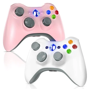 Gamrombo 2 Pack Replacement for Xbox 360 Controller, Wireless Controllers Gamepad Upgraded Joystick Compatible with 360 & Slim, Windows 11/10/8/7 PC Controller with Dual Shock Gamrombo 2 Pack Replacement for Xbox 360 Controller, Wireless Controllers Gamepad Upgraded Joystick Compatible with 360 & Slim, Windows 11/10/8/7 PC Controller with Dual Shock