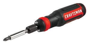 CRAFTSMAN Cordless Screwdriver, 4V, 8-Piece Set (CMHT66718B6) CRAFTSMAN Cordless Screwdriver, 4V, 8-Piece Set (CMHT66718B6)