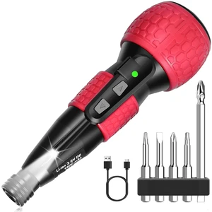 3.6V Cordless Electric Screwdriver, 3N.m Torque, LED Light,1800mAh, S2 Bits | 2 in 1 mini screwdriver delivers 3N.m torque,LED light,S2 bits,powered by 1800mAh rechargeable battery for home 3.6V Cordless Electric Screwdriver, 3N.m Torque, LED Light,1800mAh, S2 Bits | 2 in 1 mini screwdriver delivers 3N.m torque,LED light,S2 bits,powered by 1800mAh rechargeable battery for home