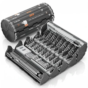 Precision Electric Screwdriver Set, 138-in-1 Mini Cordless Repair Kit | 138-in-1120 Magnetic BitsAdjustable TorqueUSB-C RechargeableDual LED LightsElectronics Repair Precision Electric Screwdriver Set, 138-in-1 Mini Cordless Repair Kit | 138-in-1120 Magnetic BitsAdjustable TorqueUSB-C RechargeableDual LED LightsElectronics Repair