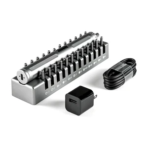 TBK009 Precision Electric Screwdriver Set for repair | Smart Torque Control & Auto-Brake, 24 S2 Steel Magnetic Bits, Rechargeable Mini Power Screwdriver TBK009 Precision Electric Screwdriver Set for repair | Smart Torque Control & Auto-Brake, 24 S2 Steel Magnetic Bits, Rechargeable Mini Power Screwdriver