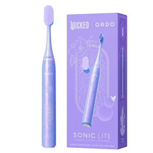 ORDO x Wicked Sonic Lite Electric Toothbrush | Rechargeable Sonic Toothbrush for Adults & Teens with USB-C Charging, 2 Modes & Travel Cap, Glinda Upland ORDO x Wicked Sonic Lite Electric Toothbrush | Rechargeable Sonic Toothbrush for Adults & Teens with USB-C Charging, 2 Modes & Travel Cap, Glinda Upland