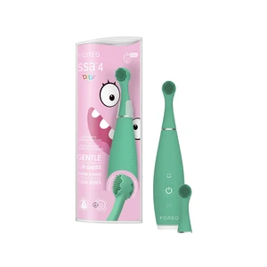 FOREO issa 4 baby - Sonic Electric Toothbrush + Issa mini Hybrid Brushead | Baby toothbrush, electric toothbrush, toddler toothbrush, soft bristles, gum massage, BPA free, rechargeable, Kiwi Green FOREO issa 4 baby - Sonic Electric Toothbrush + Issa mini Hybrid Brushead | Baby toothbrush, electric toothbrush, toddler toothbrush, soft bristles, gum massage, BPA free, rechargeable, Kiwi Green