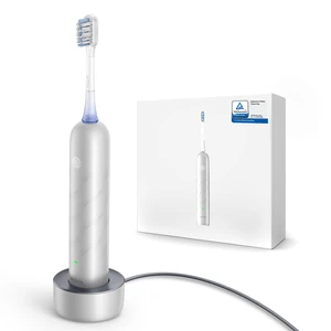 Mova Fresh Pro Electric Toothbrush with App, 3DClean Rechargeable Electric Power Toothbrush for Adults, 2 Brush Heads & Travel Case, 3-in-1 Replacement Brush Head with Holder, Matte Silver Mova Fresh Pro Electric Toothbrush with App, 3DClean Rechargeable Electric Power Toothbrush for Adults, 2 Brush Heads & Travel Case, 3-in-1 Replacement Brush Head with Holder, Matte Silver