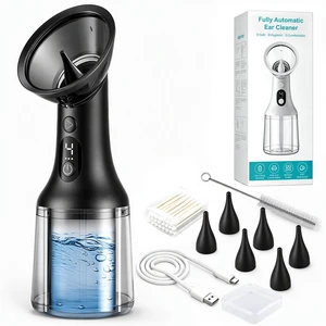 FGRSRZ Electric Ear Cleaner Earwax Removal Tool With Dual Motor & 4 Modes | Rechargeable Ear Cleaning Kit With 200ml Water Tank, 6 Tips & Storage Case. Ear Wax Cleaner Great For Home/Gifting. FGRSRZ Electric Ear Cleaner Earwax Removal Tool With Dual Motor & 4 Modes | Rechargeable Ear Cleaning Kit With 200ml Water Tank, 6 Tips & Storage Case. Ear Wax Cleaner Great For Home/Gifting.
