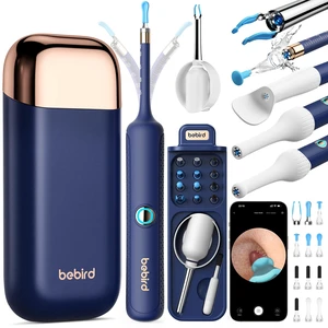 R37R Ear Wax Removal Tool Camera, Flexible Scope and Visual Tweezers | FSA HSA Eligible, IP67 3P HD Camera, 90-Min Runtime, 12 Tips for Wet or Dry Wax, 3-Piece Home ENT Cleaning Kit for Family Use R37R Ear Wax Removal Tool Camera, Flexible Scope and Visual Tweezers | FSA HSA Eligible, IP67 3P HD Camera, 90-Min Runtime, 12 Tips for Wet or Dry Wax, 3-Piece Home ENT Cleaning Kit for Family Use