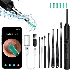 Pro Ear Wax Removal, Ear Cleaner with 1080P HD Otoscope Camera and Light Plus 7Pcs Ear Set for All iPhone and Android Phones Pro Ear Wax Removal, Ear Cleaner with 1080P HD Otoscope Camera and Light Plus 7Pcs Ear Set for All iPhone and Android Phones