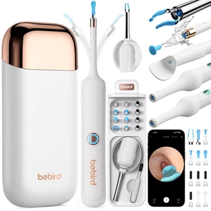 R37R Ear Wax Removal Tool Camera, Flexible Scope and Visual Tweezers | FSA HSA Eligible, IP67 3P HD Camera, 90-Min Runtime, 12 Tips for Wet or Dry Wax, 3-Piece Home ENT Cleaning Kit for Family Use R37R Ear Wax Removal Tool Camera, Flexible Scope and Visual Tweezers | FSA HSA Eligible, IP67 3P HD Camera, 90-Min Runtime, 12 Tips for Wet or Dry Wax, 3-Piece Home ENT Cleaning Kit for Family Use