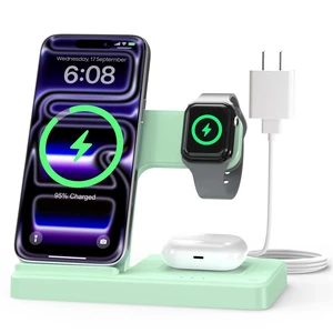 GETPALS Wireless Charger iPhone Charging Station for Apple Multiple Devices | 3 in 1 Charger Stand for iPhone 18 Pro Max 17 17e 16 15 14 13 12 & Watch Series 12-2 SE Ultra & Airpods 5 4 Pro GETPALS Wireless Charger iPhone Charging Station for Apple Multiple Devices | 3 in 1 Charger Stand for iPhone 18 Pro Max 17 17e 16 15 14 13 12 & Watch Series 12-2 SE Ultra & Airpods 5 4 Pro