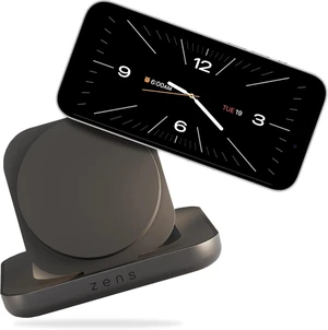 Zens Magnetic Nightstand Charger | MagSafe Qi2 15W | Landscape Only (No Vertical) | Standby Mode | Compatible with iPhone 17/16/15/14/13/12 | 20W Adapter Included | Black Zens Magnetic Nightstand Charger | MagSafe Qi2 15W | Landscape Only (No Vertical) | Standby Mode | Compatible with iPhone 17/16/15/14/13/12 | 20W Adapter Included | Black